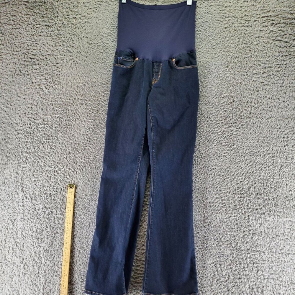 Gap Jeans Womens 27/4 Maternity Blue Sexy Boot Stretch Denim